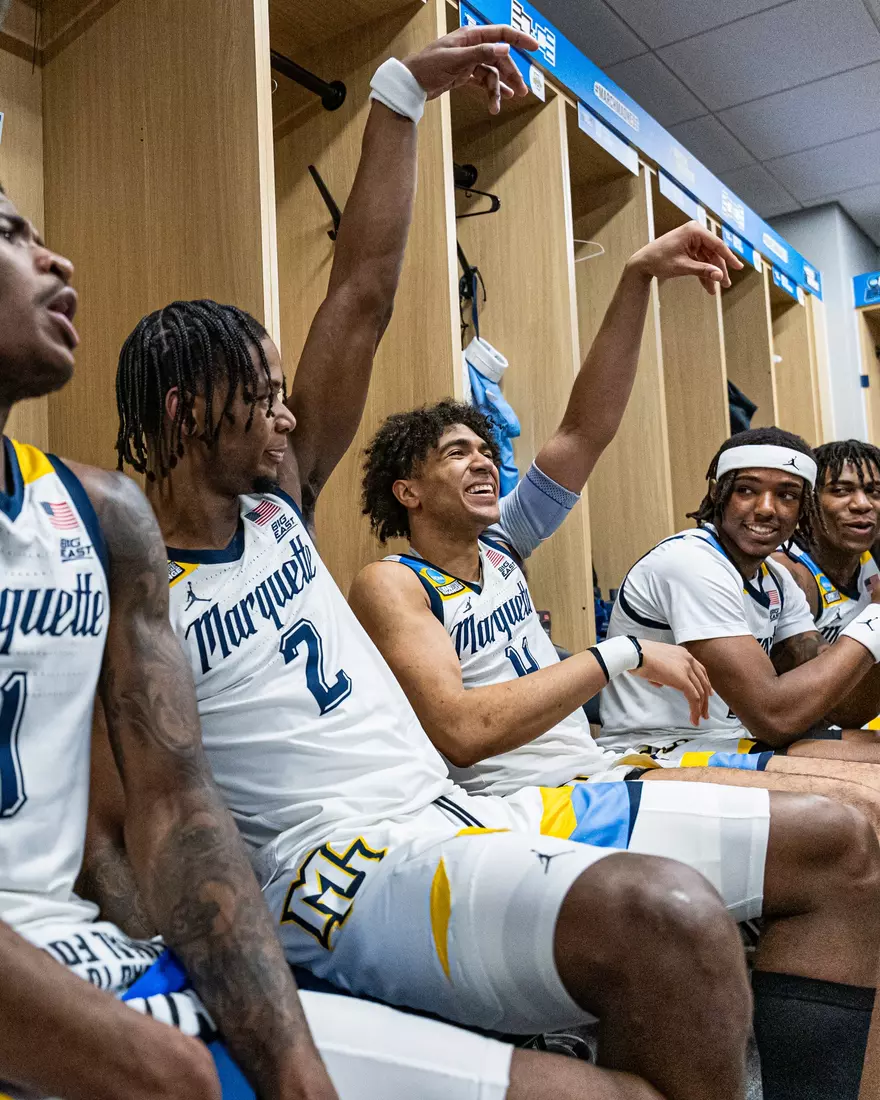 No. 2 seed Marquette Basketball defeats No. 10 seed Colorado 81-77 at Gainbridge Fieldhouse in the NCAA Tournament on Sunday March 24, 2024 in Indianapolis, Indiana.