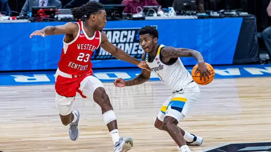 No. 2 seed Marquette Basketball defeats No. 15 seed Western Kentucky 87-69 at Gainbridge Fieldhouse in the NCAA Tournament on Friday March 22, 2024 in Indianapolis, Indiana.
