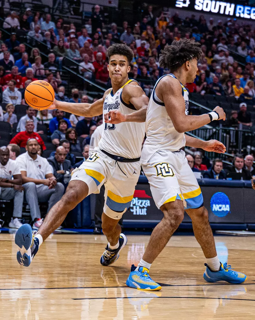 No. 2 seed Marquette Basketball falls to No. 11 seed NC State 67-58 at the American Airlines Center in the NCAA Tournament on Friday March 29, 2024 in Dallas, Texas.