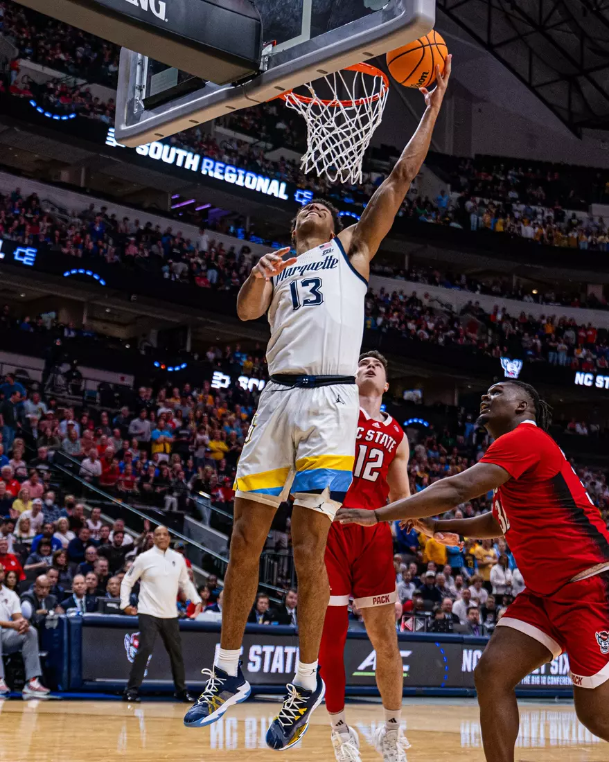 No. 2 seed Marquette Basketball falls to No. 11 seed NC State 67-58 at the American Airlines Center in the NCAA Tournament on Friday March 29, 2024 in Dallas, Texas.