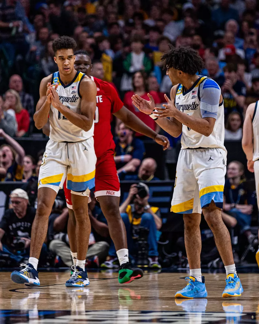 No. 2 seed Marquette Basketball falls to No. 11 seed NC State 67-58 at the American Airlines Center in the NCAA Tournament on Friday March 29, 2024 in Dallas, Texas.