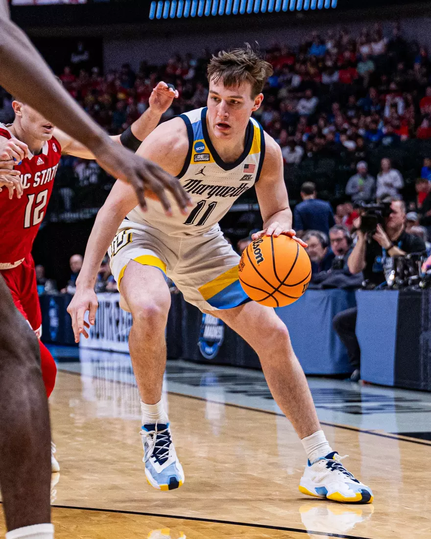 No. 2 seed Marquette Basketball falls to No. 11 seed NC State 67-58 at the American Airlines Center in the NCAA Tournament on Friday March 29, 2024 in Dallas, Texas.