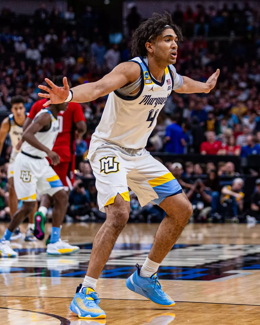 No. 2 seed Marquette Basketball falls to No. 11 seed NC State 67-58 at the American Airlines Center in the NCAA Tournament on Friday March 29, 2024 in Dallas, Texas.