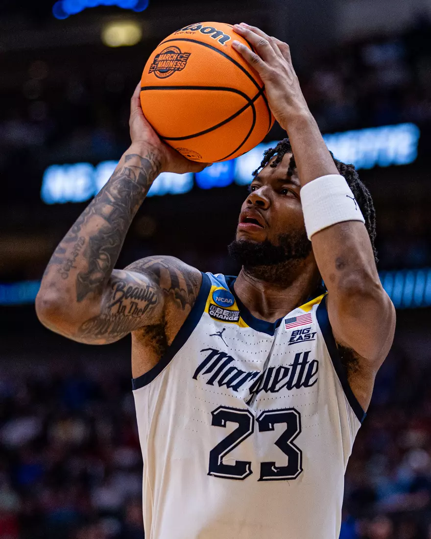 No. 2 seed Marquette Basketball falls to No. 11 seed NC State 67-58 at the American Airlines Center in the NCAA Tournament on Friday March 29, 2024 in Dallas, Texas.
