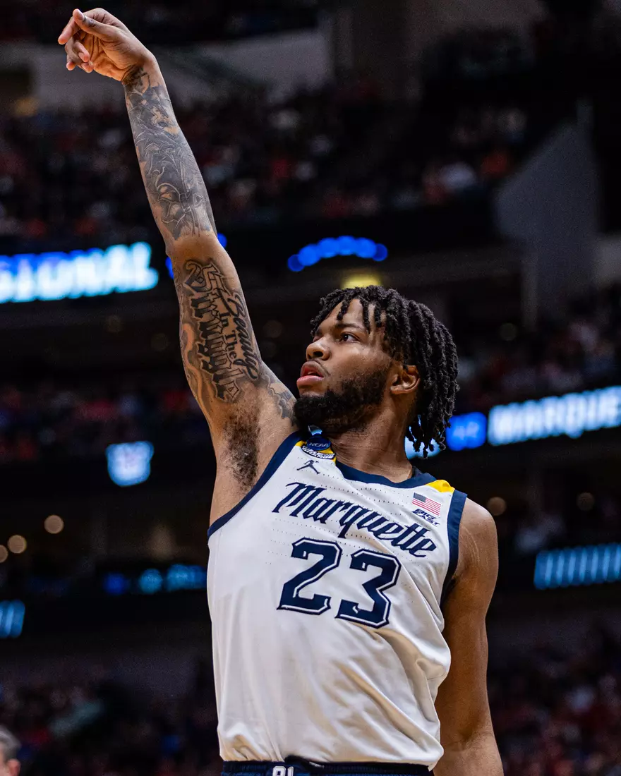 No. 2 seed Marquette Basketball falls to No. 11 seed NC State 67-58 at the American Airlines Center in the NCAA Tournament on Friday March 29, 2024 in Dallas, Texas.