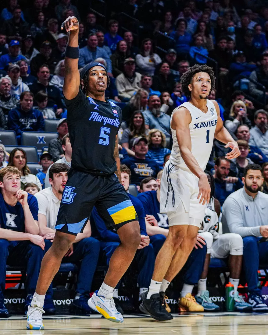 No. 8 Marquette Golden Eagles defeats to Xavier 86-80 at Cintas Center on Saturday March 9, 2024 in Cincinnati, OH..