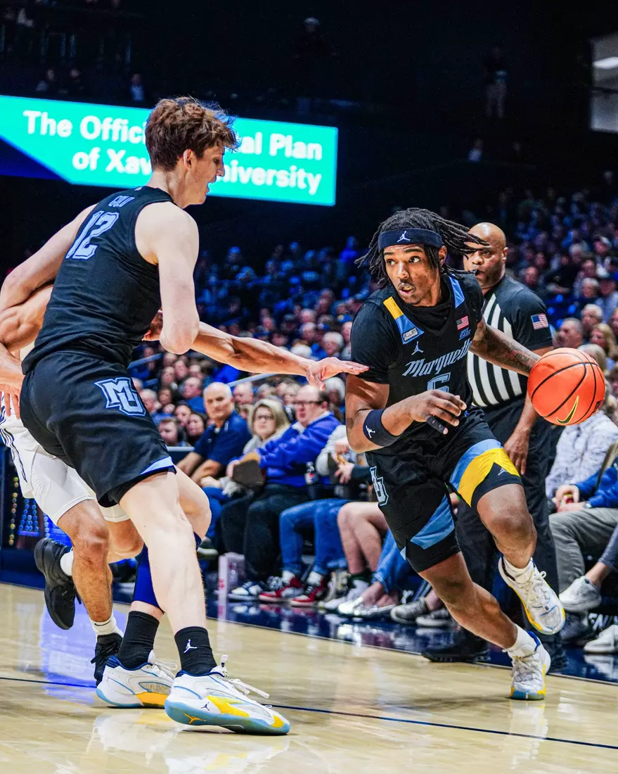 No. 8 Marquette Golden Eagles defeats to Xavier 86-80 at Cintas Center on Saturday March 9, 2024 in Cincinnati, OH..