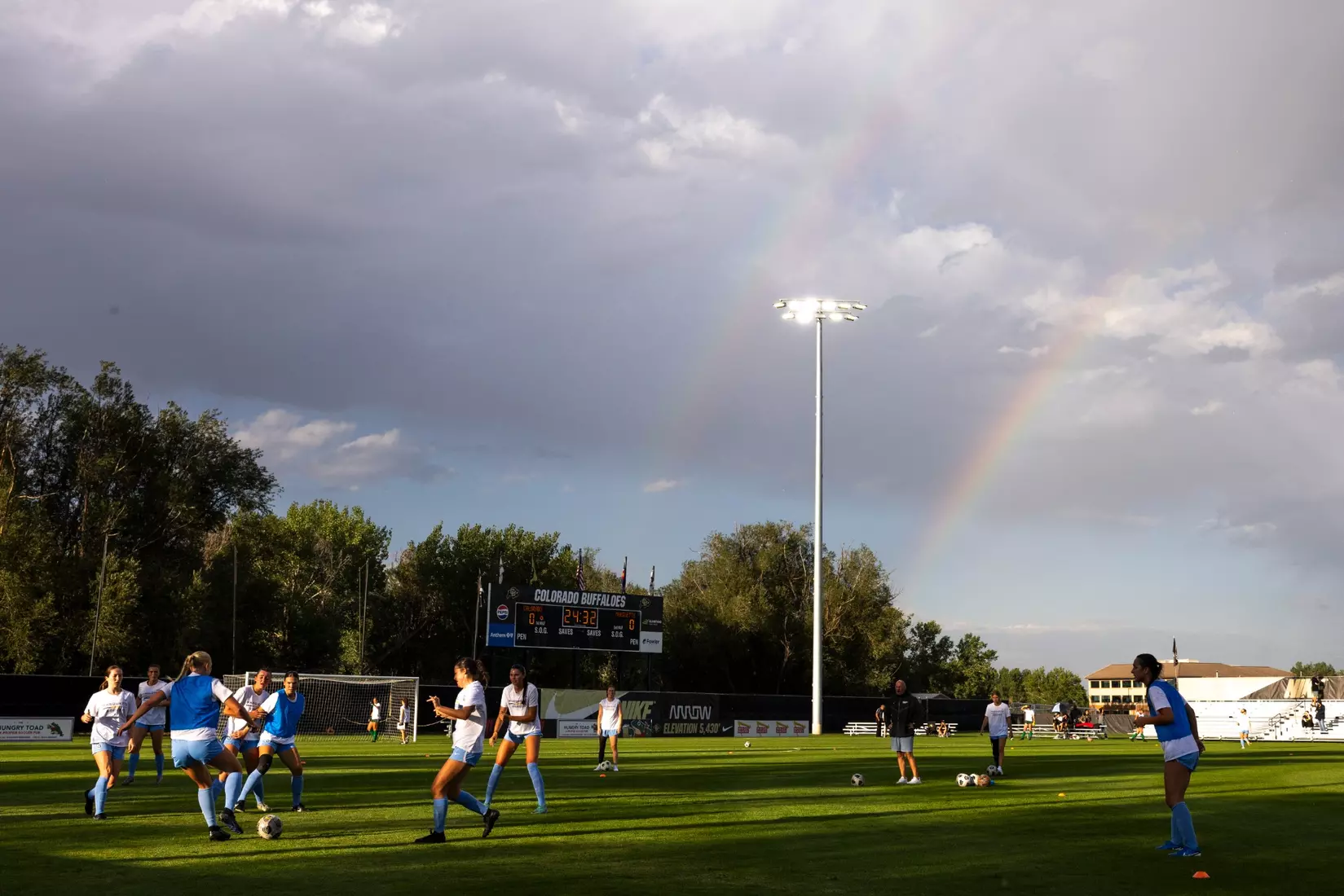 August 15, 2024, Boulder, Colorado: Marquette women’s soccer team take on CU Boulder at Prentup Field in Boulder, Colorado on Thursday, August 15, 2024.  
(Photo by Rachel O’Driscoll)