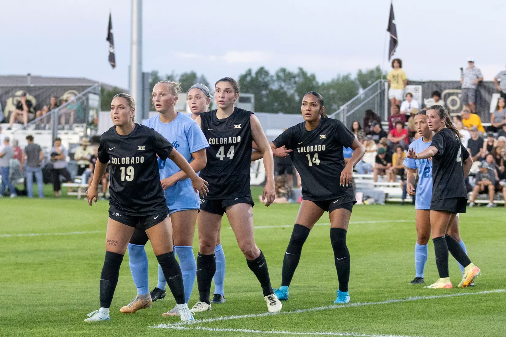 August 15, 2024, Boulder, Colorado: Marquette women’s soccer team take on CU Boulder at Prentup Field in Boulder, Colorado on Thursday, August 15, 2024.  
(Photo by Rachel O’Driscoll)