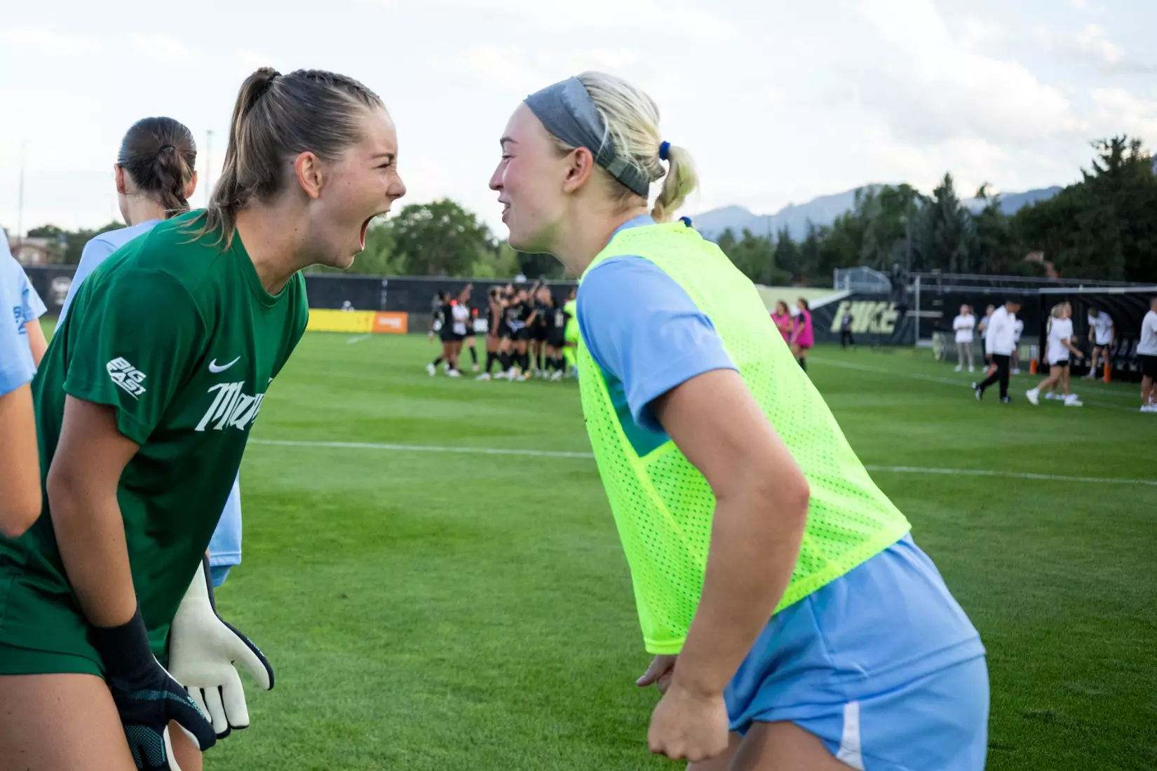 August 15, 2024, Boulder, Colorado: Marquette women’s soccer team take on CU Boulder at Prentup Field in Boulder, Colorado on Thursday, August 15, 2024.  
(Photo by Rachel O’Driscoll)