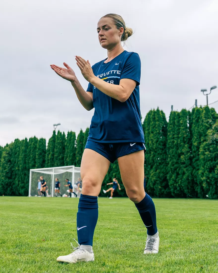 Marquette Women's Soccer tied Kansas City 1-1 on Sunday, August 18, 2024 at Valley Fields in MIlwaukee, Wisconsin.