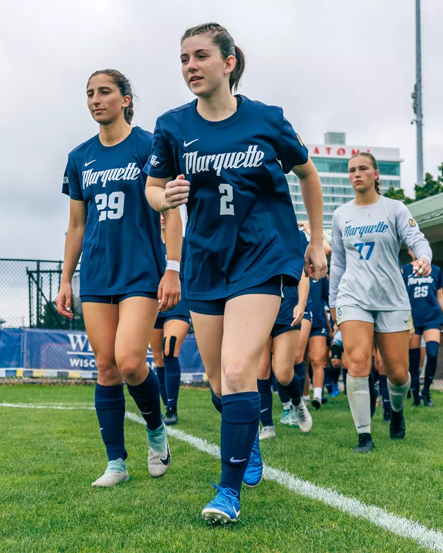 Marquette Women's Soccer tied Kansas City 1-1 on Sunday, August 18, 2024 at Valley Fields in MIlwaukee, Wisconsin.