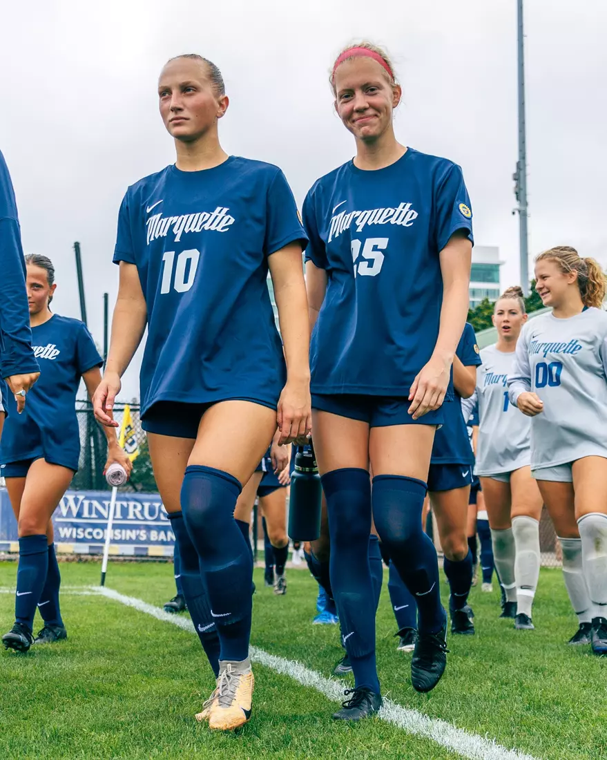 Marquette Women's Soccer tied Kansas City 1-1 on Sunday, August 18, 2024 at Valley Fields in MIlwaukee, Wisconsin.