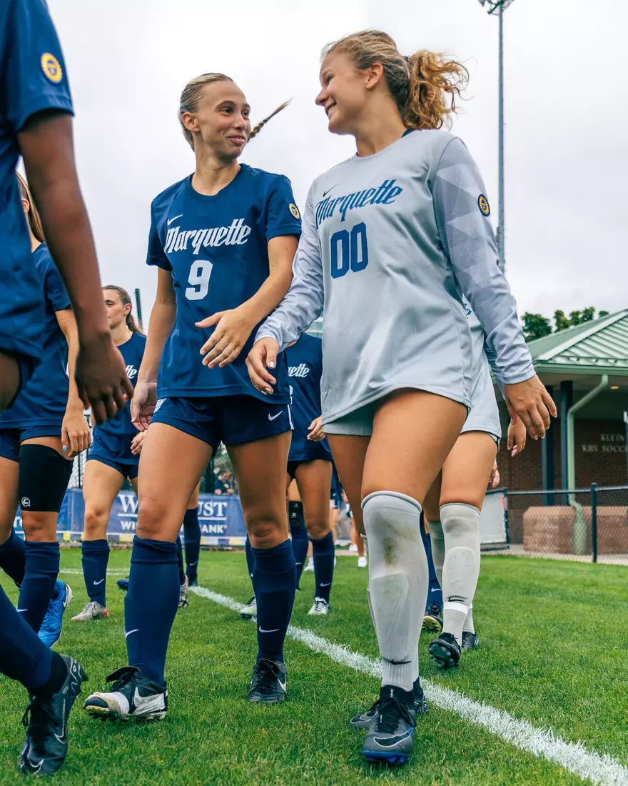 Marquette Women's Soccer tied Kansas City 1-1 on Sunday, August 18, 2024 at Valley Fields in MIlwaukee, Wisconsin.