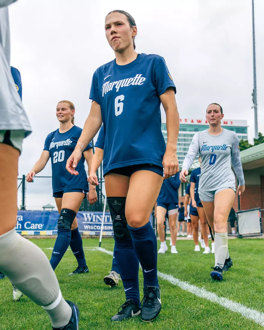 Marquette Women's Soccer tied Kansas City 1-1 on Sunday, August 18, 2024 at Valley Fields in MIlwaukee, Wisconsin.