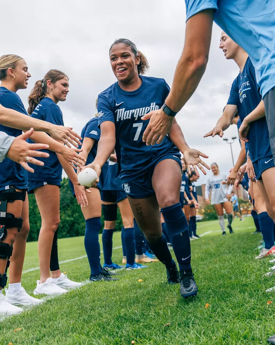 Marquette Women's Soccer tied Kansas City 1-1 on Sunday, August 18, 2024 at Valley Fields in MIlwaukee, Wisconsin.