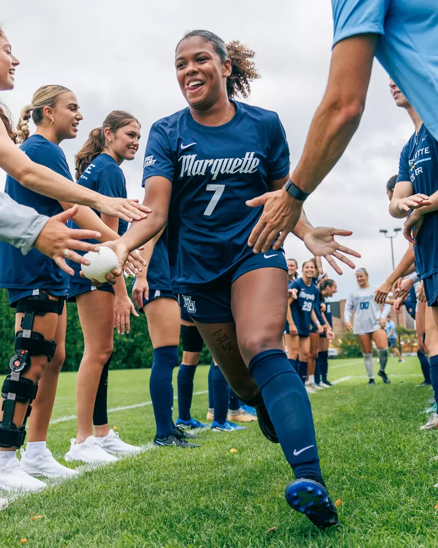 Marquette Women's Soccer tied Kansas City 1-1 on Sunday, August 18, 2024 at Valley Fields in MIlwaukee, Wisconsin.