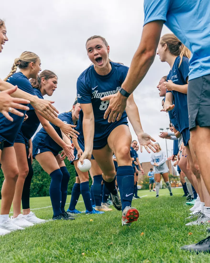 Marquette Women's Soccer tied Kansas City 1-1 on Sunday, August 18, 2024 at Valley Fields in MIlwaukee, Wisconsin.
