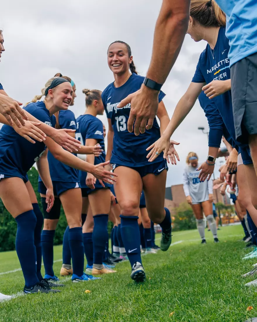 Marquette Women's Soccer tied Kansas City 1-1 on Sunday, August 18, 2024 at Valley Fields in MIlwaukee, Wisconsin.