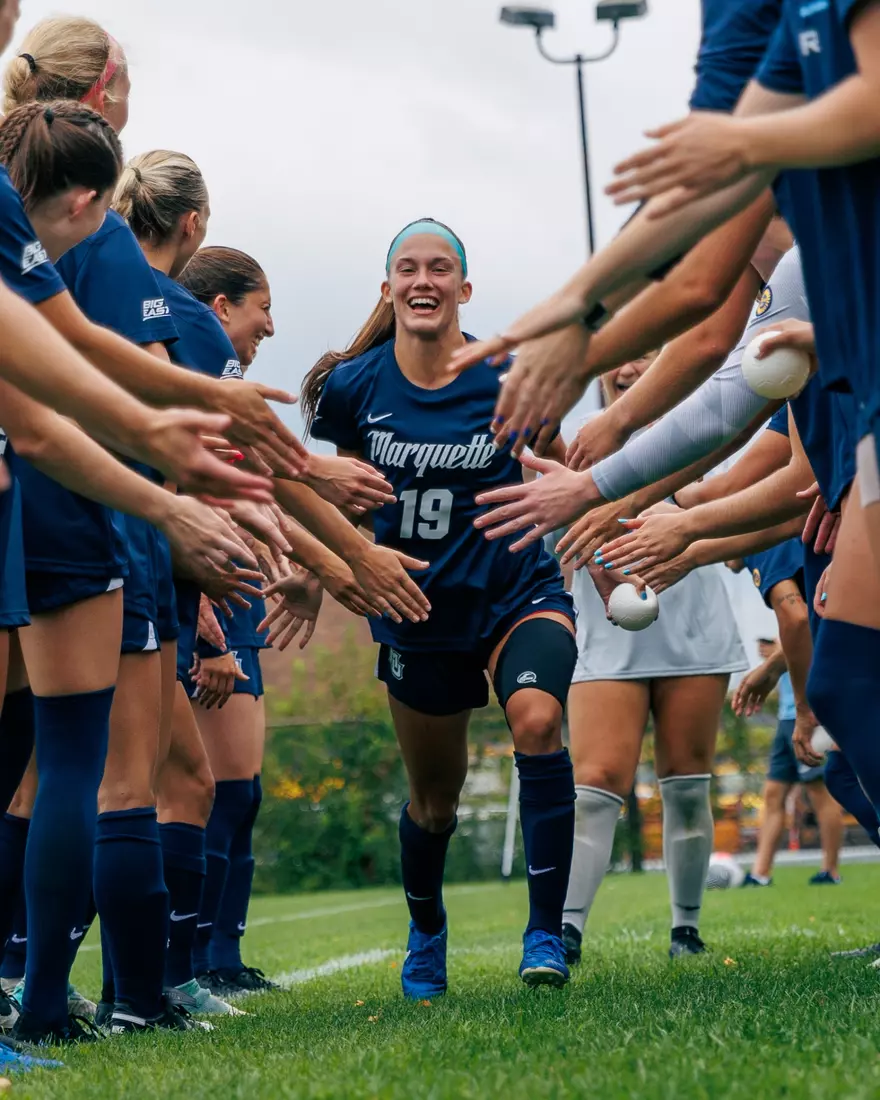 Marquette Women's Soccer tied Kansas City 1-1 on Sunday, August 18, 2024 at Valley Fields in MIlwaukee, Wisconsin.