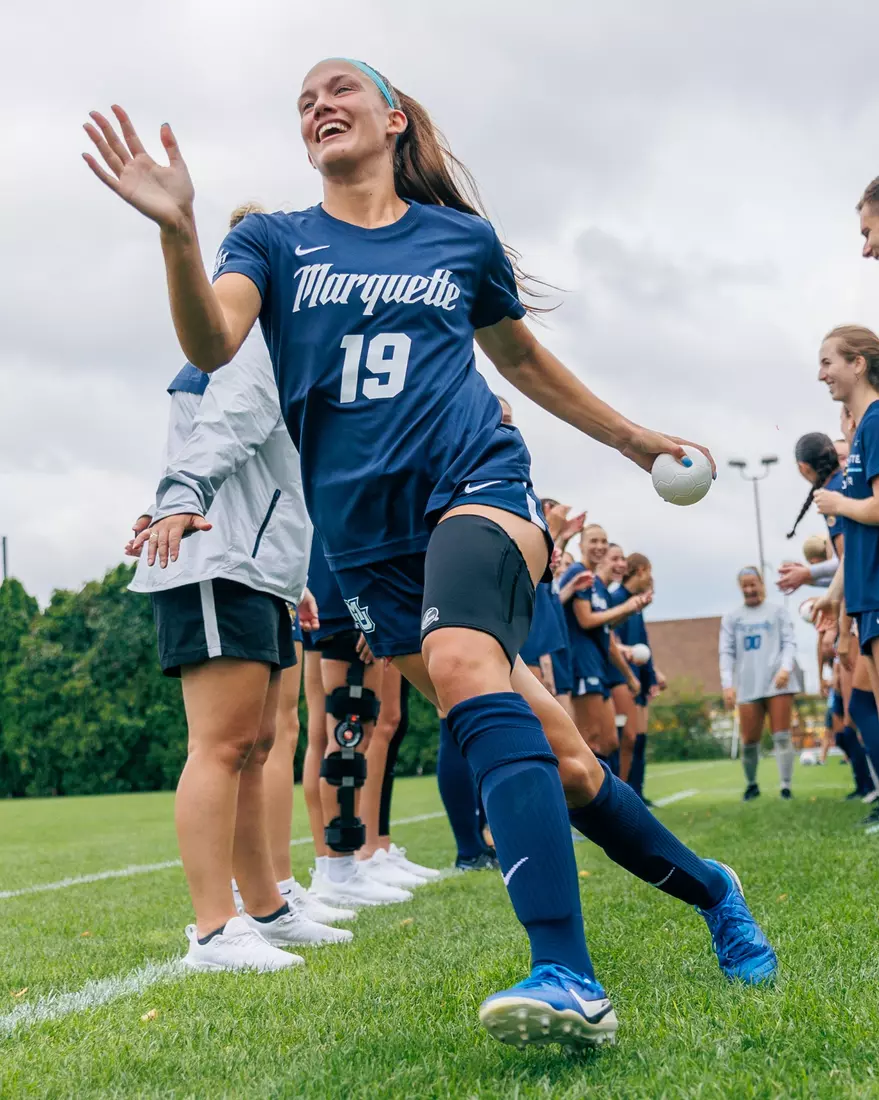 Marquette Women's Soccer tied Kansas City 1-1 on Sunday, August 18, 2024 at Valley Fields in MIlwaukee, Wisconsin.