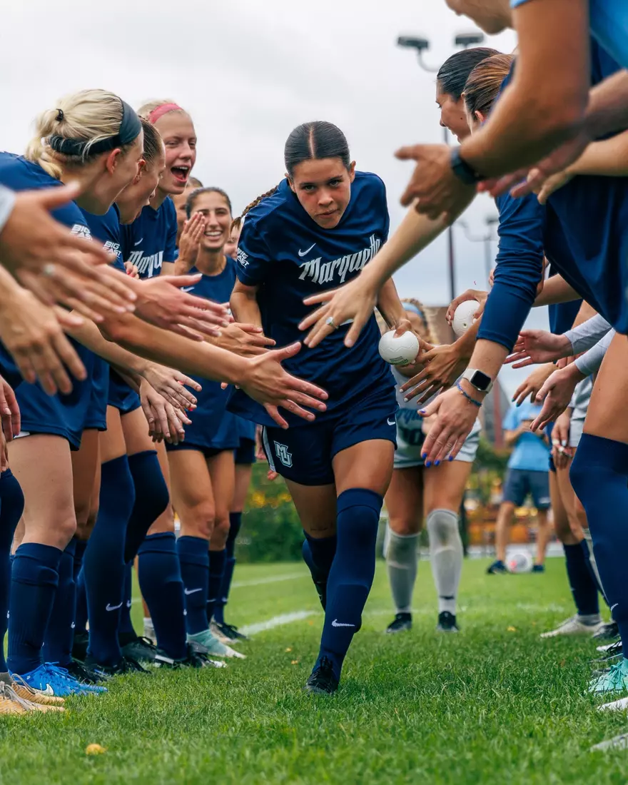 Marquette Women's Soccer tied Kansas City 1-1 on Sunday, August 18, 2024 at Valley Fields in MIlwaukee, Wisconsin.