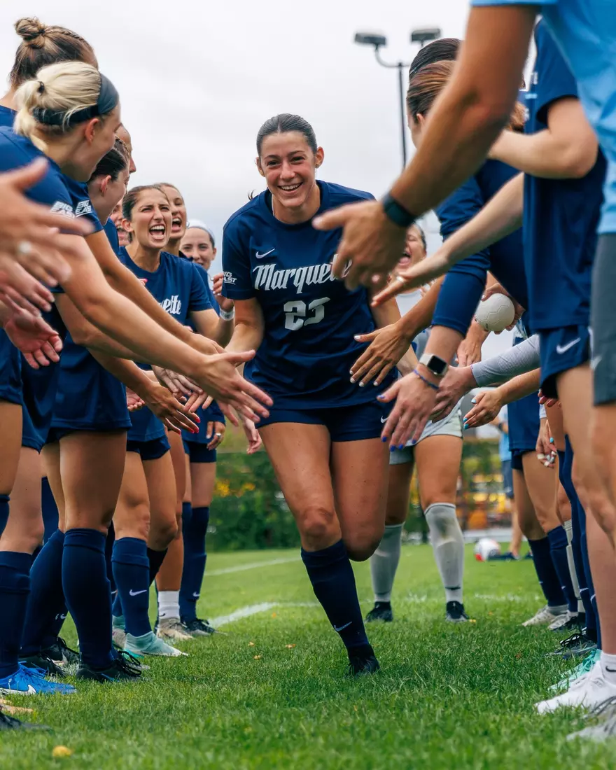 Marquette Women's Soccer tied Kansas City 1-1 on Sunday, August 18, 2024 at Valley Fields in MIlwaukee, Wisconsin.