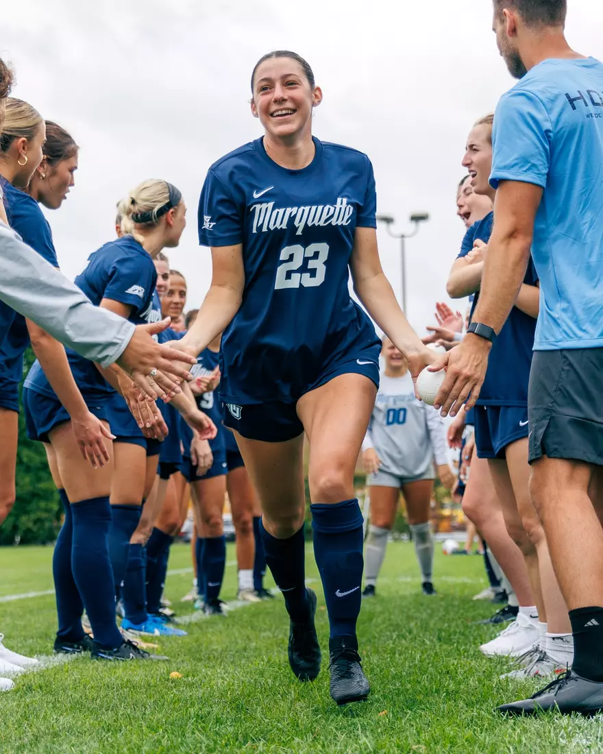 Marquette Women's Soccer tied Kansas City 1-1 on Sunday, August 18, 2024 at Valley Fields in MIlwaukee, Wisconsin.