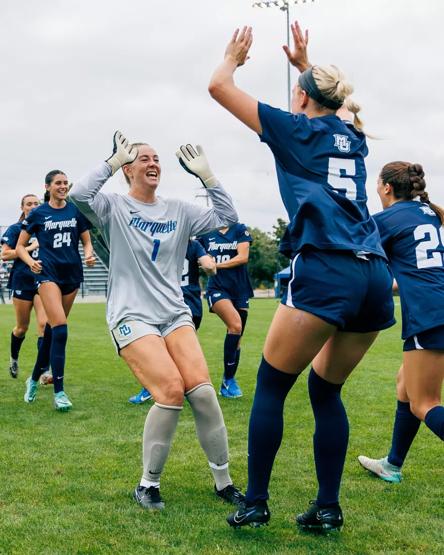 Marquette Women's Soccer tied Kansas City 1-1 on Sunday, August 18, 2024 at Valley Fields in MIlwaukee, Wisconsin.