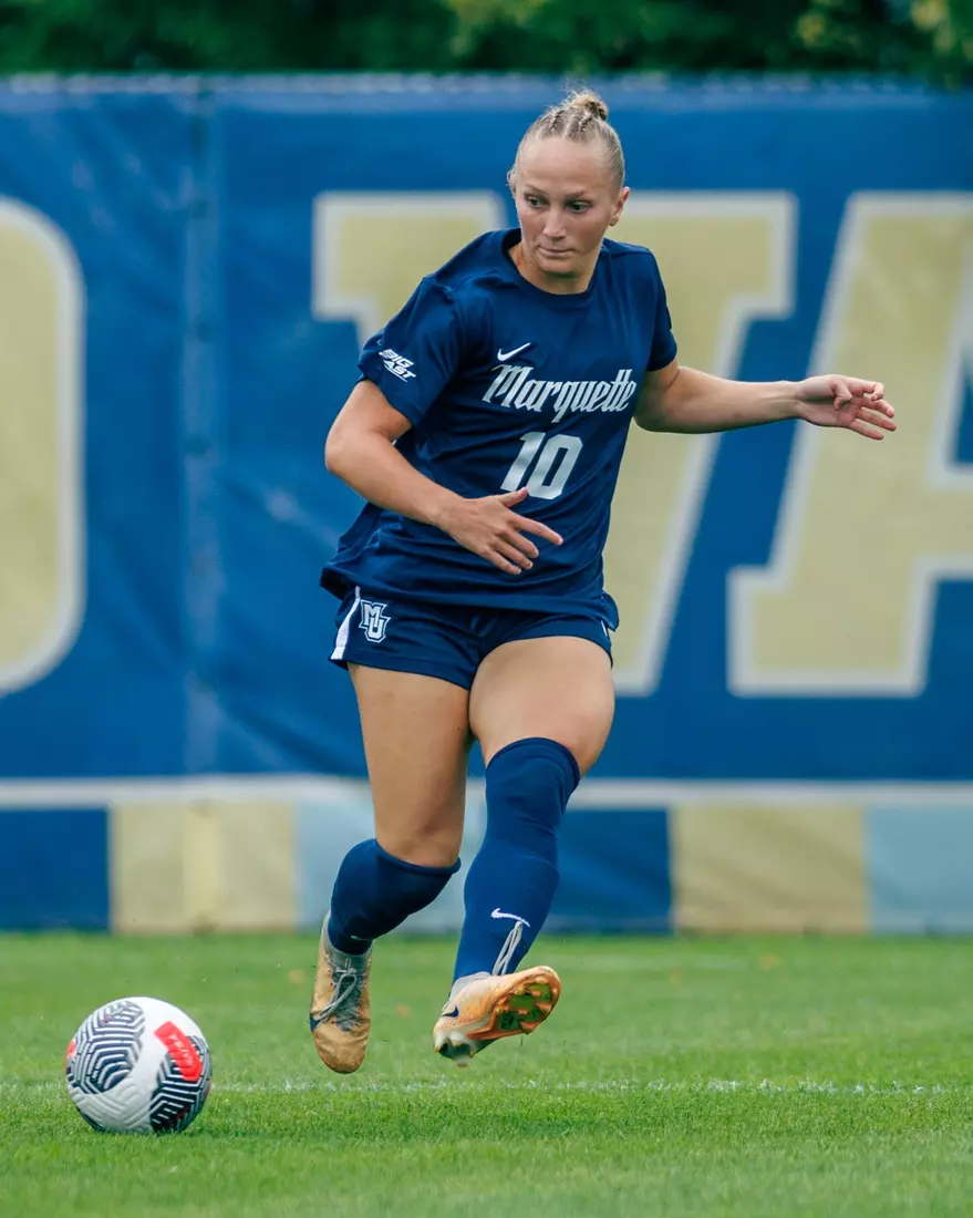 Marquette Women's Soccer tied Kansas City 1-1 on Sunday, August 18, 2024 at Valley Fields in MIlwaukee, Wisconsin.