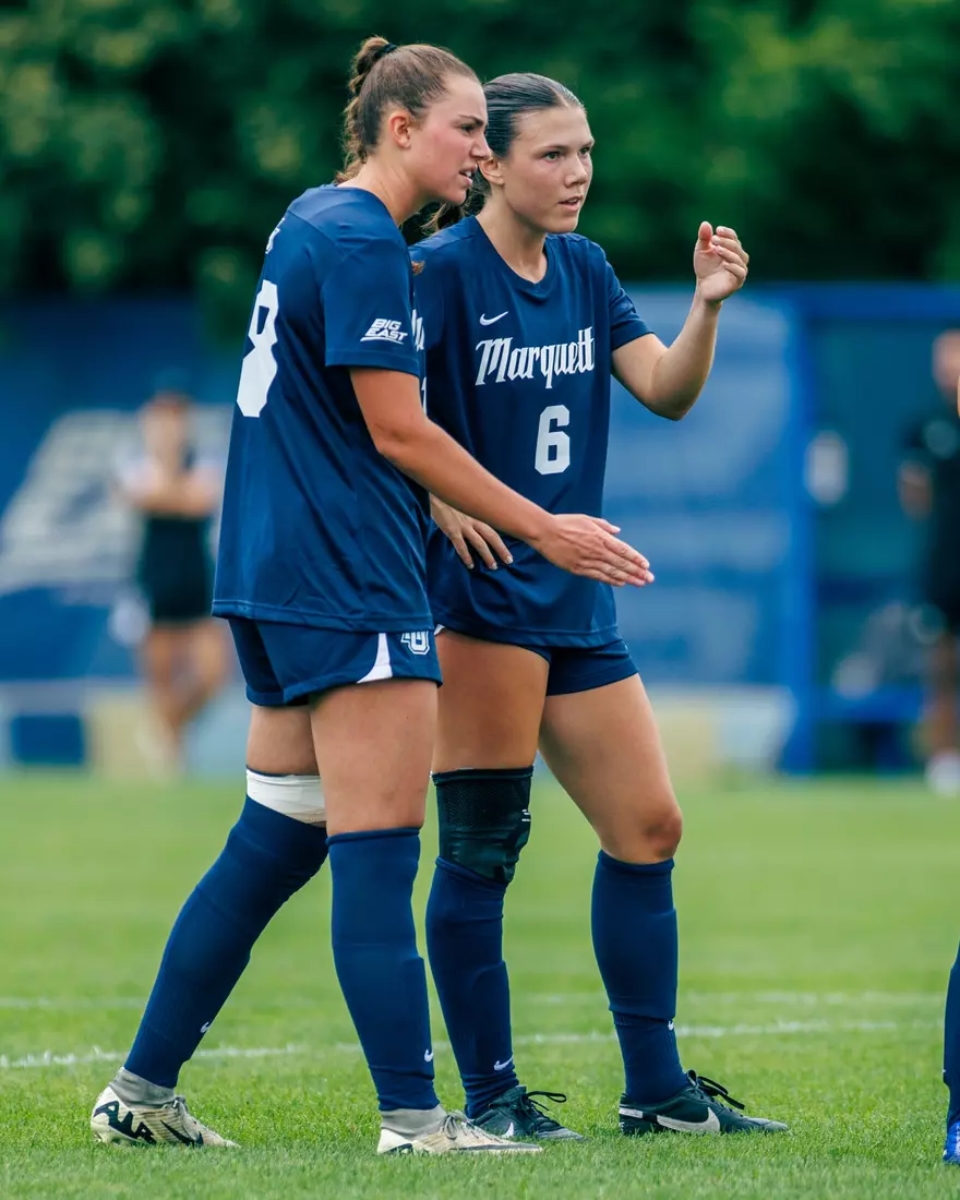 Marquette Women's Soccer tied Kansas City 1-1 on Sunday, August 18, 2024 at Valley Fields in MIlwaukee, Wisconsin.