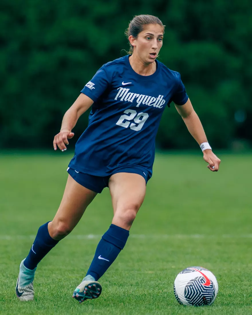 Marquette Women's Soccer tied Kansas City 1-1 on Sunday, August 18, 2024 at Valley Fields in MIlwaukee, Wisconsin.