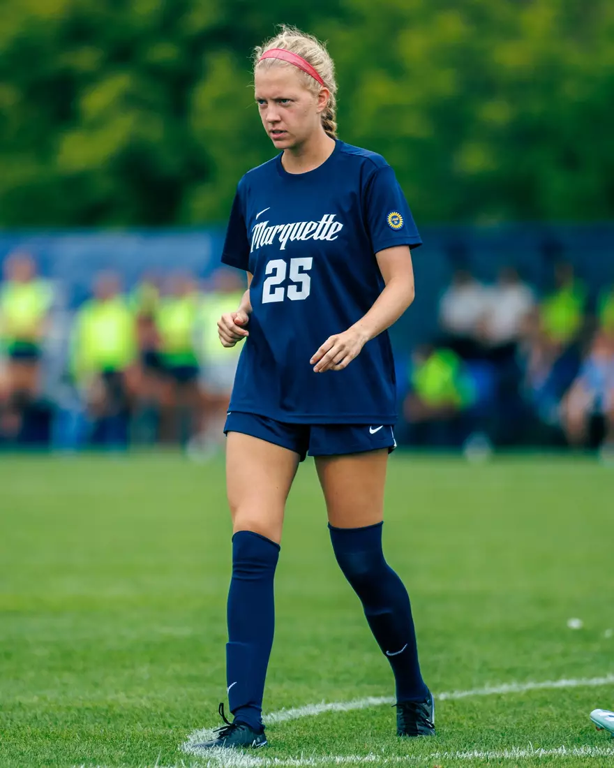 Marquette Women's Soccer tied Kansas City 1-1 on Sunday, August 18, 2024 at Valley Fields in MIlwaukee, Wisconsin.