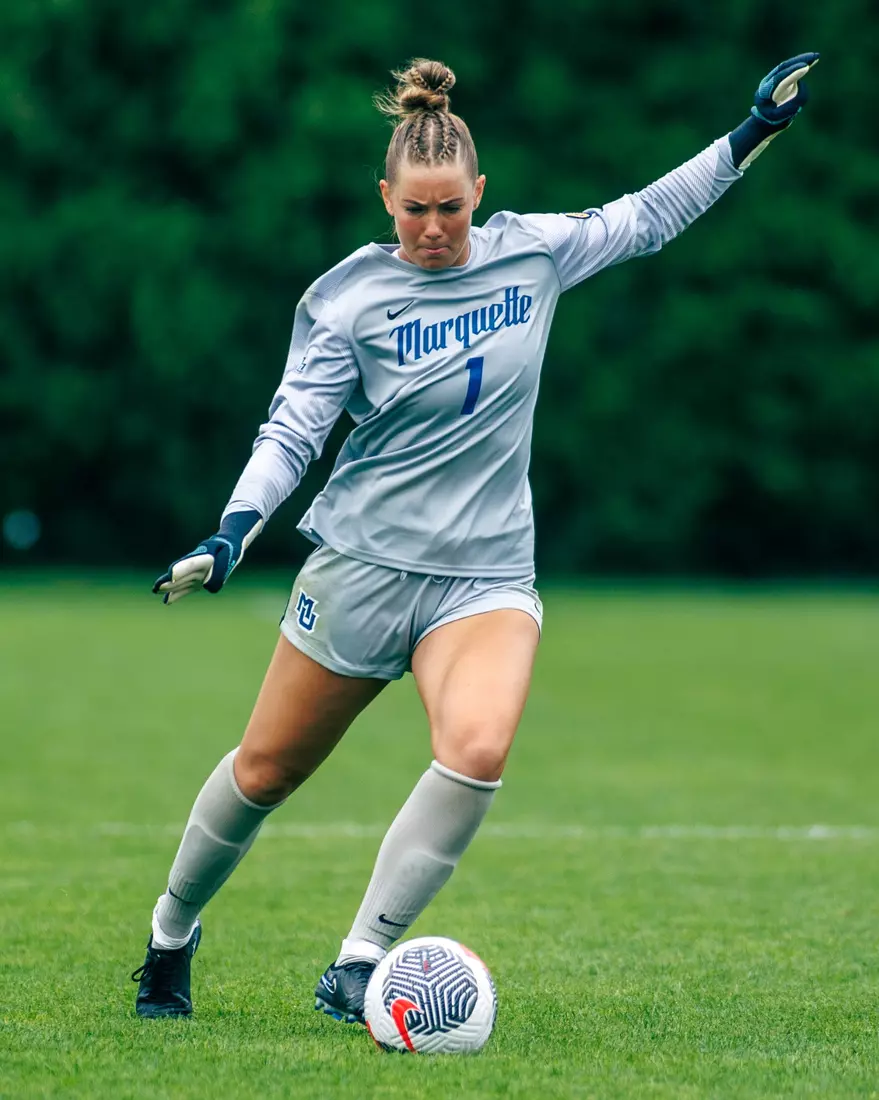 Marquette Women's Soccer tied Kansas City 1-1 on Sunday, August 18, 2024 at Valley Fields in MIlwaukee, Wisconsin.