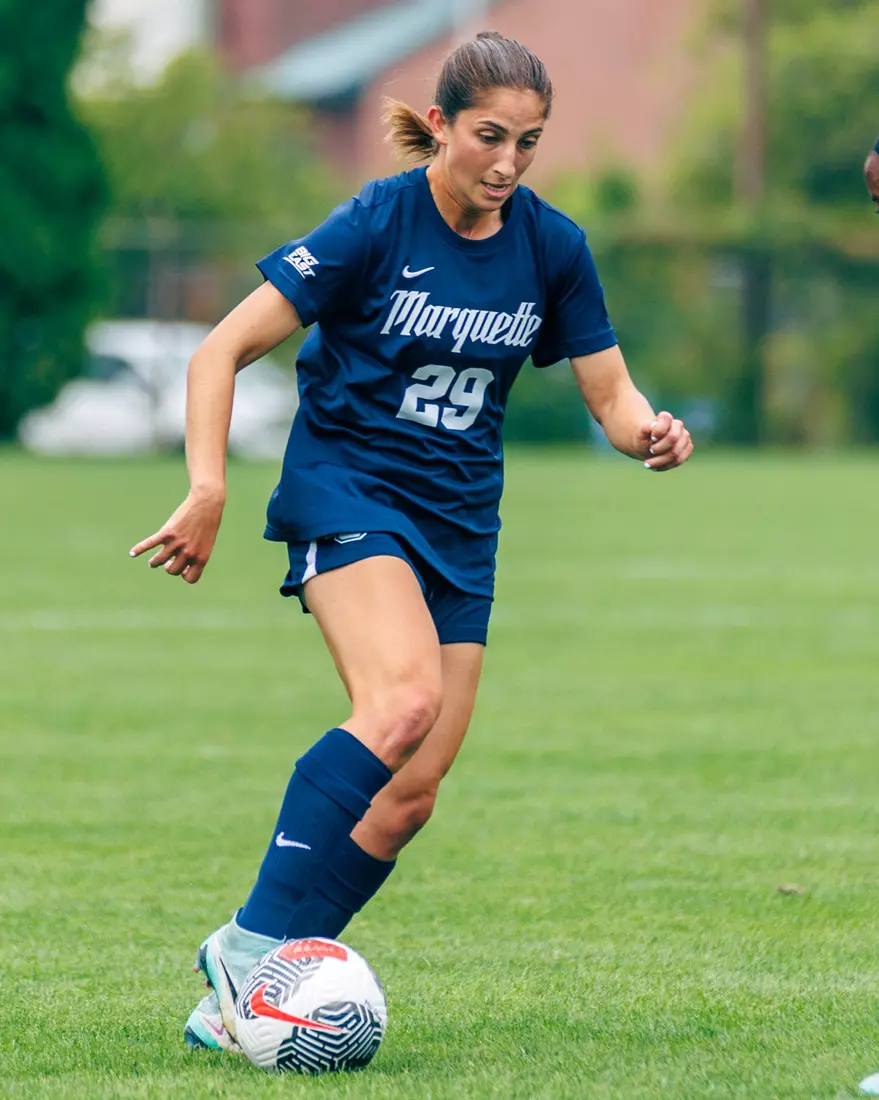 Marquette Women's Soccer tied Kansas City 1-1 on Sunday, August 18, 2024 at Valley Fields in MIlwaukee, Wisconsin.