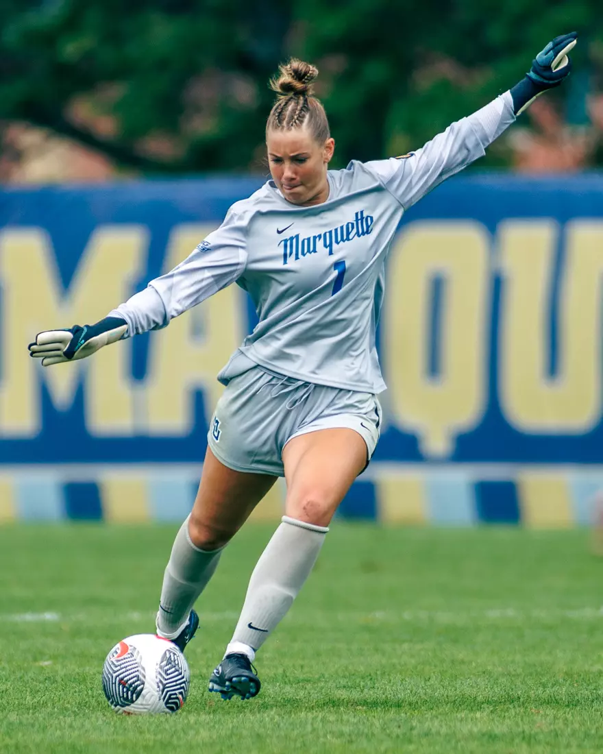 Marquette Women's Soccer tied Kansas City 1-1 on Sunday, August 18, 2024 at Valley Fields in MIlwaukee, Wisconsin.