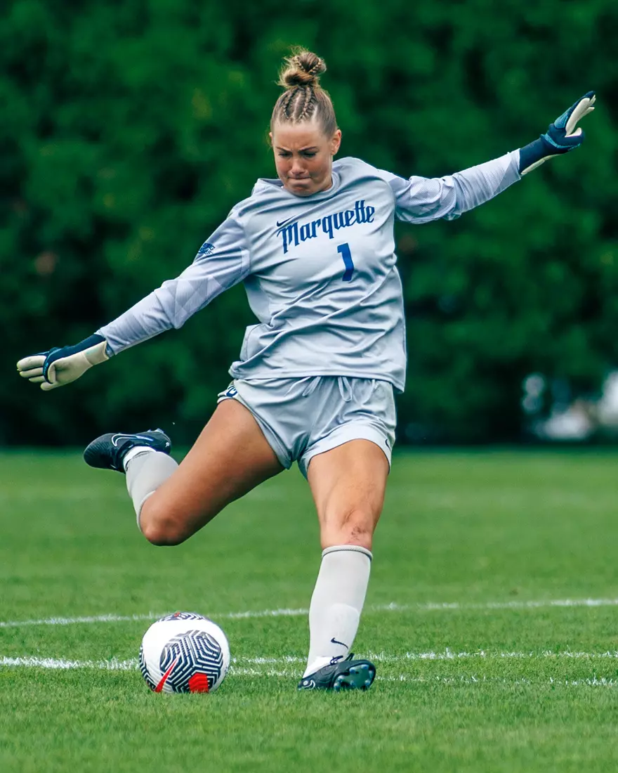 Marquette Women's Soccer tied Kansas City 1-1 on Sunday, August 18, 2024 at Valley Fields in MIlwaukee, Wisconsin.