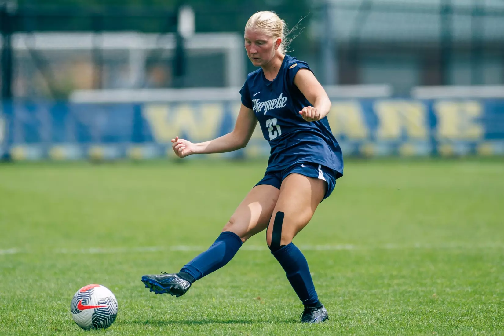 Marquette Women's Soccer tied Kansas City 1-1 on Sunday, August 18, 2024 at Valley Fields in MIlwaukee, Wisconsin.