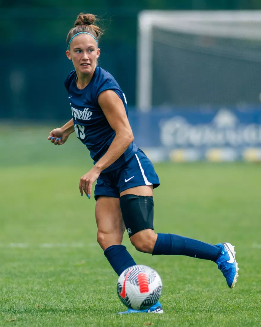 Marquette Women's Soccer tied Kansas City 1-1 on Sunday, August 18, 2024 at Valley Fields in MIlwaukee, Wisconsin.