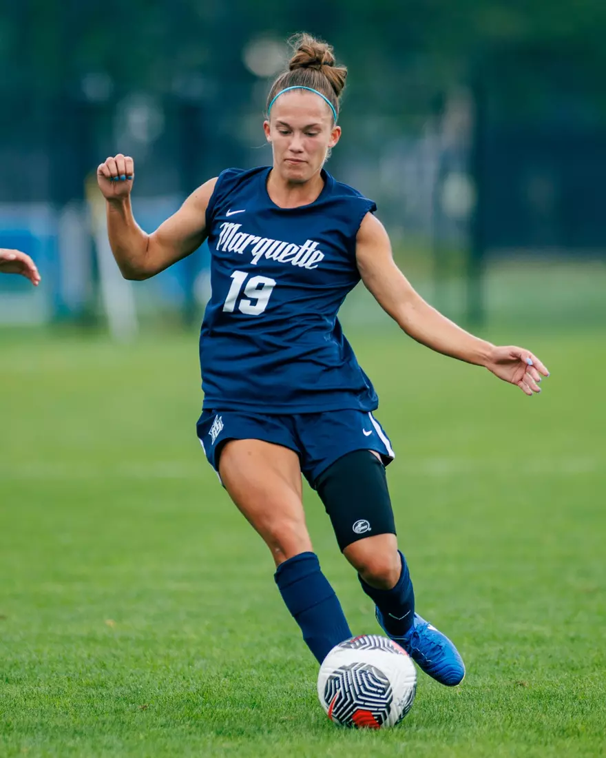 Marquette Women's Soccer tied Kansas City 1-1 on Sunday, August 18, 2024 at Valley Fields in MIlwaukee, Wisconsin.