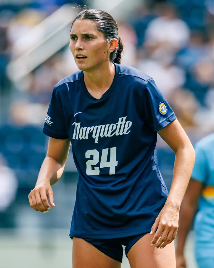 Marquette Women's Soccer tied Kansas City 1-1 on Sunday, August 18, 2024 at Valley Fields in MIlwaukee, Wisconsin.