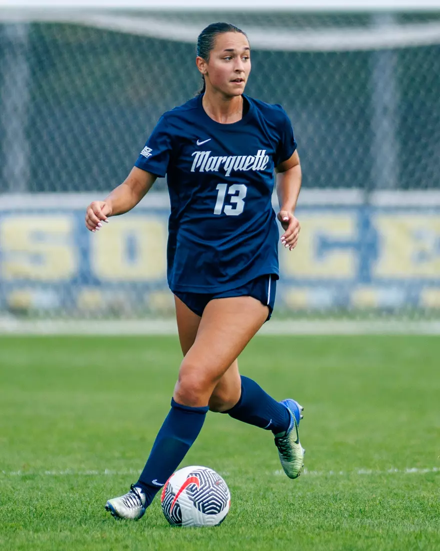 Marquette Women's Soccer tied Kansas City 1-1 on Sunday, August 18, 2024 at Valley Fields in MIlwaukee, Wisconsin.