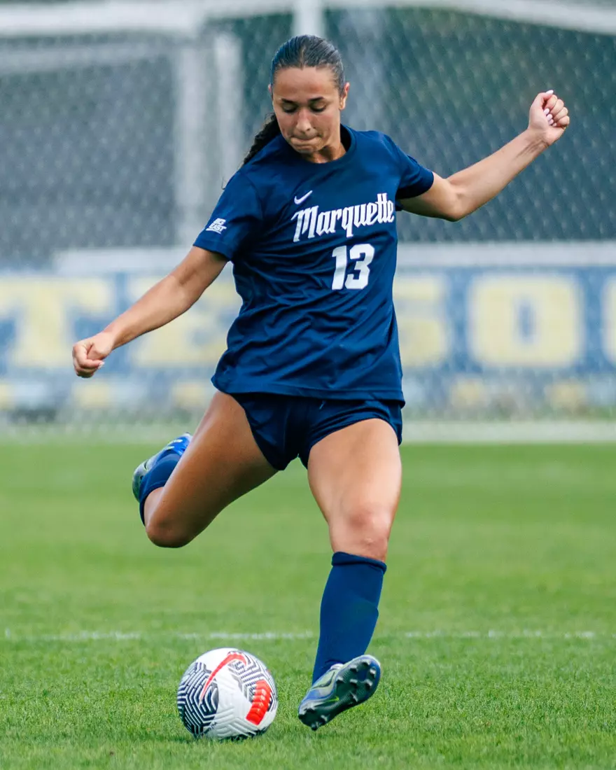Marquette Women's Soccer tied Kansas City 1-1 on Sunday, August 18, 2024 at Valley Fields in MIlwaukee, Wisconsin.