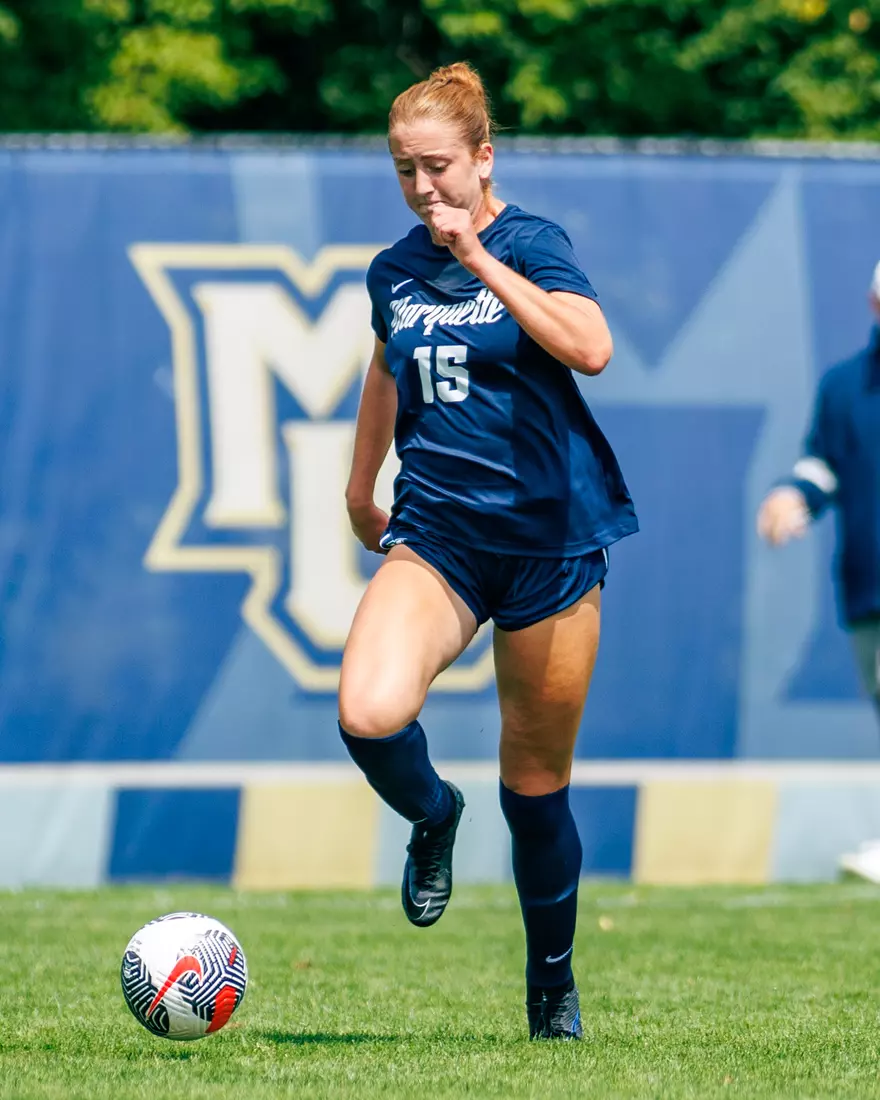 Marquette Women's Soccer tied Kansas City 1-1 on Sunday, August 18, 2024 at Valley Fields in MIlwaukee, Wisconsin.