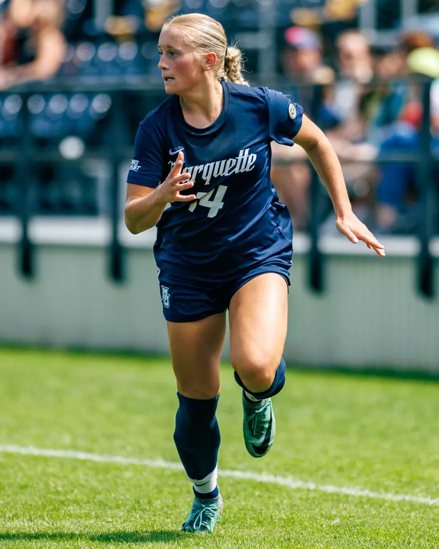 Marquette Women's Soccer tied Kansas City 1-1 on Sunday, August 18, 2024 at Valley Fields in MIlwaukee, Wisconsin.