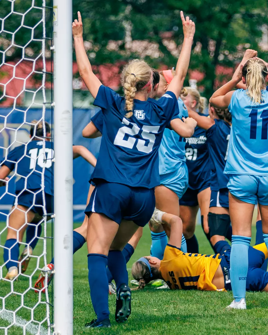 Marquette Women's Soccer tied Kansas City 1-1 on Sunday, August 18, 2024 at Valley Fields in MIlwaukee, Wisconsin.