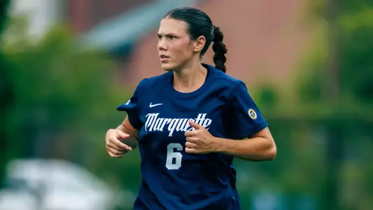 Marquette Women's Soccer tied Kansas City 1-1 on Sunday, August 18, 2024 at Valley Fields in MIlwaukee, Wisconsin.