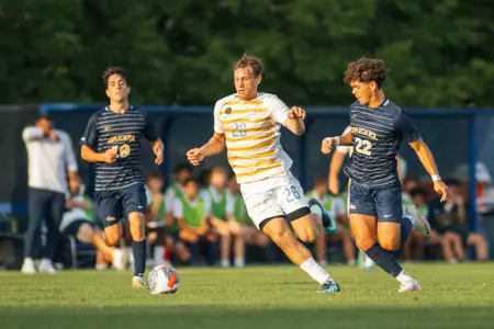 Marquette mens soccer defeats Drexel 2-0 at Valley Fields on August 22, 2024.