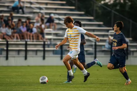 Marquette mens soccer defeats Drexel 2-0 at Valley Fields on August 22, 2024.