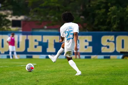 Marquette mens soccer defeats Drexel 2-0 at Valley Fields on August 22, 2024.